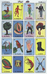 Juego de Lotería- Mexican Bingo